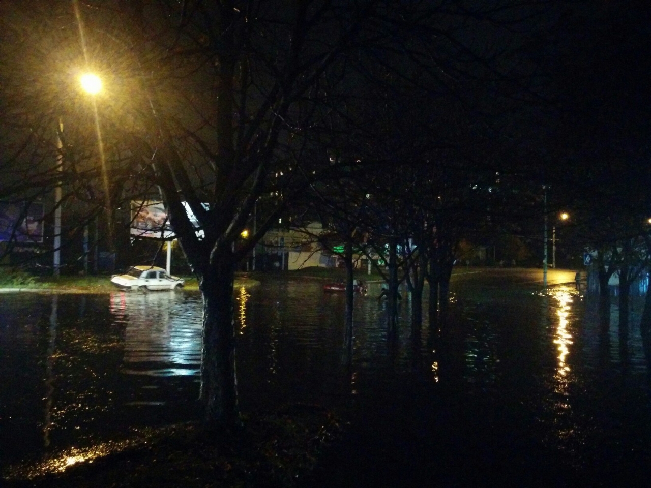 Последствия ливня Днепр