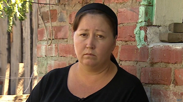 Оксана во время инетрвью Би-би-си dqxikeidqxidqeant