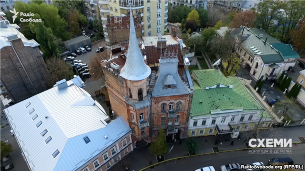 Садиба Підгорського (так званий «Замок барона») у центрі Києва на Ярославовому Валу. Будинок кінця XIX століття