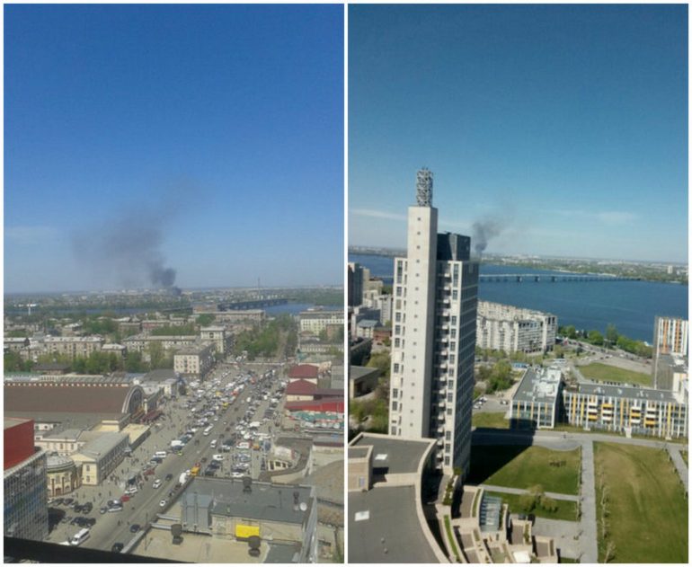 фото https://informator.dp.ua, горит склад в Днепре dqxikeidqxidqrant