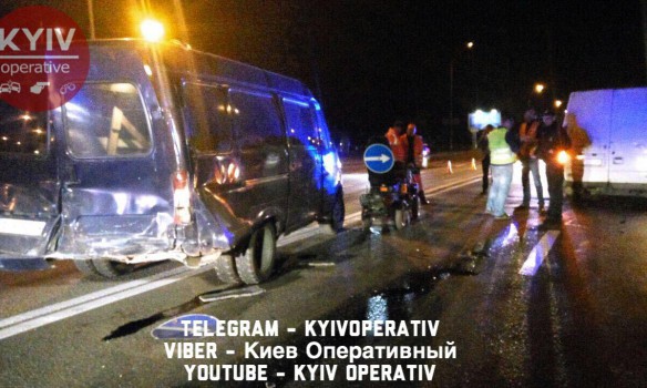 В Киеве на Броварском проспекте произошло ДТП, 3.05.2017г. dqxikeidqxidqeant