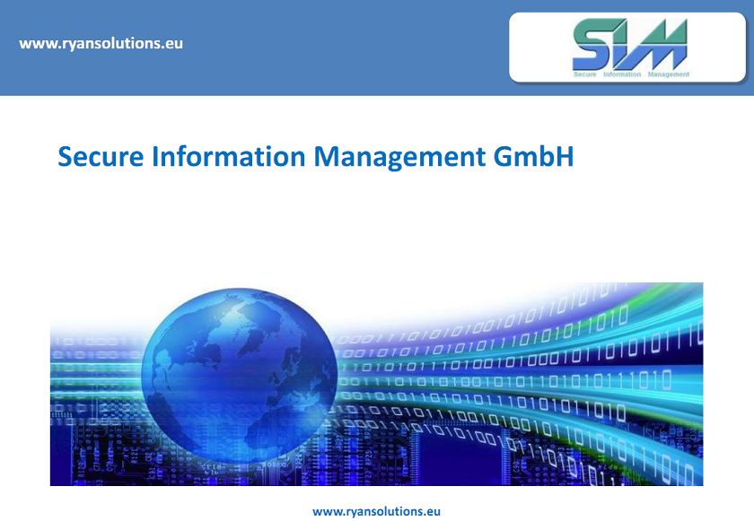 Каталог "Secure Information Management GmbH"
