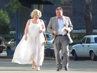 Сергей Близнюк с супругой. Фото: vp.donetsk.ua