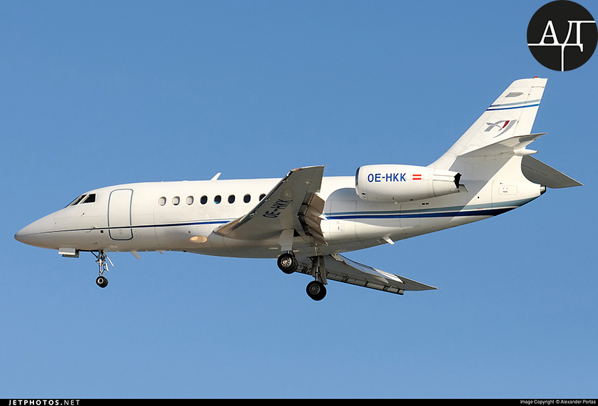  ,   Falcon 2000EX (2003 , OE-HKK)      –  ,  -,            .