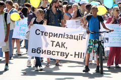 «Сегодня животные, завтра мы»: в Николаеве митинговали против усыпления бездомных собак - Copyright https://news.pn