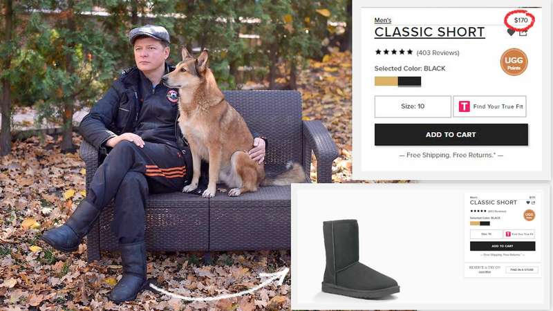 Ляшко носит мужские угги, фото: facebook.com