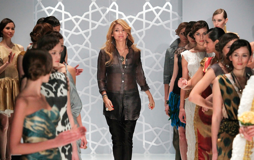 На показе бренда Guli в Москве, 2011