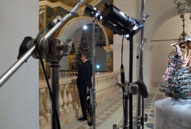 Янукович в лаврі