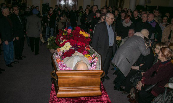 Церемония прощания с Мирославом Поповичем