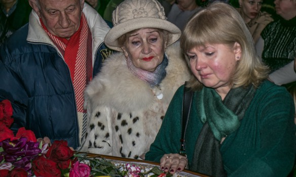 Церемония прощания с Мирославом Поповичем