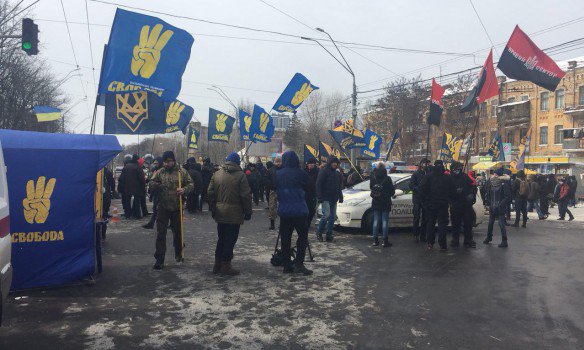 Полиция перекрыла Воздухофлотский проспект из-за митинга