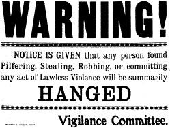УВАГА! Майте на увазі, що всякий, хто буде красти, грабувати або вчиняти незаконне насильство буде зрештою повішений. «Комітет пильності» УВАГА! Майте на увазі, що всякий, хто буде красти, грабувати або вчиняти незаконне насильство буде зрештою повішений. «Комітет пильності» dqxikeidqxidqeant