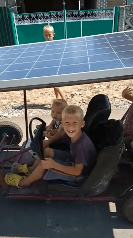 "Ð?лон ÐаÑк блекнеÑ": одеÑÑкий изобÑеÑаÑÐµÐ»Ñ ÑобÑал ÑлекÑÑÐ¾Ð¼Ð¾Ð±Ð¸Ð»Ñ Ð½Ð° ÑолнеÑнÑÑ
 баÑаÑеÑÑ
 dqxikeidqxiuuant