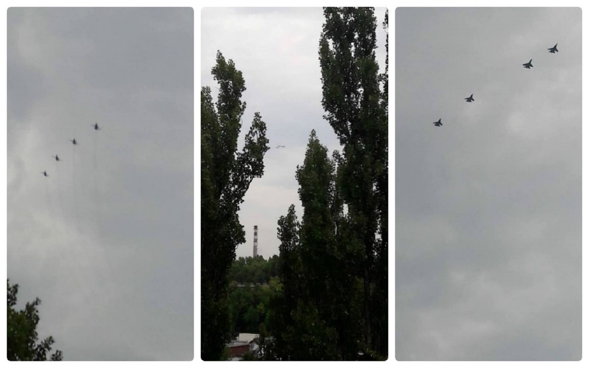 Рнебе над Ðиевом жиÑели ÑÑолиÑÑ Ð·Ð°Ð¼ÐµÑили военнÑе ÑамолеÑÑ dqxikeidqxidqeant