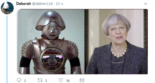 “Жираф и шаткий холодильник": танцующую Терезу Мэй сравнили с роботом dqxikeidqxidqrant