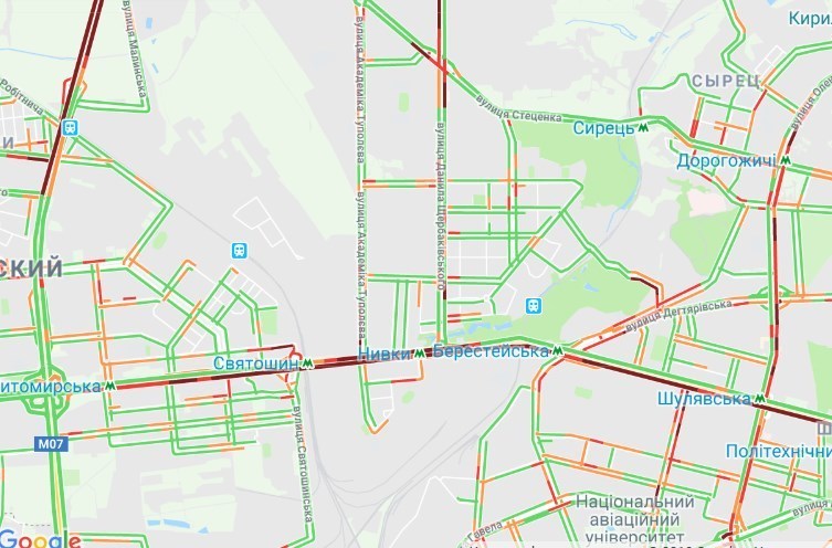 В Киеве евроавто перекрывали дороги: что из этого вышло