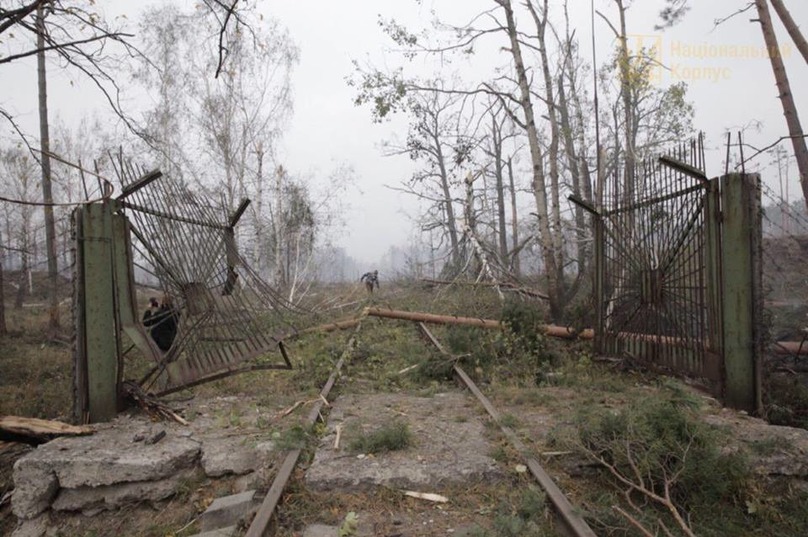 Ðак поÑле аÑомной войнÑ: поÑвилиÑÑ ÑоÑо Ñ Ð¼ÐµÑÑа пожаÑа на ÑкладаÑ
под Ð?Ñней