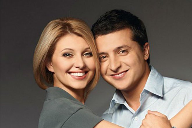 Ð’Ð»Ð°Ð´Ð¸Ð¼Ð¸Ñ€ Ð—ÐµÐ»ÐµÐ½ÑÐºÐ¸Ð¹ Ñ Ð¶ÐµÐ½Ð¾Ð¹ Ð•Ð»ÐµÐ½Ð¾Ð¹