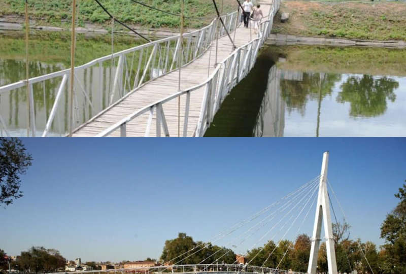 мост Мост возле сквера "Стрелка". Фото: Геннадий Кернес / Facebook dqxikeidqxidqeant