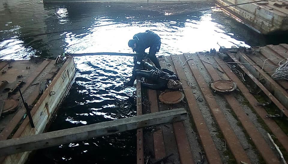 Ð ÐнепÑе под ÐаÑниÑким моÑÑом обнаÑÑжили Ñело мÑжÑÐ¸Ð½Ñ dqxikeidqxidqeant