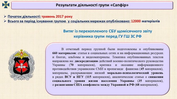 Контрразведка СБУ ликвидировала российскую агентурную сеть Сапфир из 15 человек 12 Контрразведка СБУ ликвидировала российскую агентурную сеть Сапфир из 15 человек 12