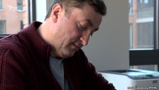 Український бізнесмен Василь Данилів у своєму офісі у Празі