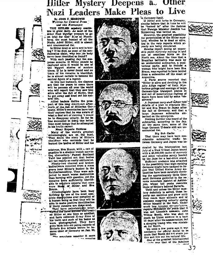 Ð“Ð¸Ñ‚Ð»ÐµÑ€ ÑÐ±ÐµÐ¶Ð°Ð» Ð² ÐÑ€Ð³ÐµÐ½Ñ‚Ð¸Ð½Ñƒ: Ð¤Ð‘Ð  Ñ€Ð°ÑÑÐµÐºÑ€ÐµÑ‚Ð¸Ð»Ð¾ ÑÐµÐ½ÑÐ°Ñ†Ð¸Ð¾Ð½Ð½Ñ‹Ðµ Ð´Ð¾ÐºÑƒÐ¼ÐµÐ½Ñ‚Ñ‹