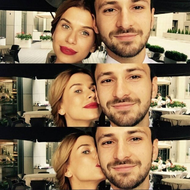 Юлия Козак со своим мужем, сыном Кернеса Даниилом