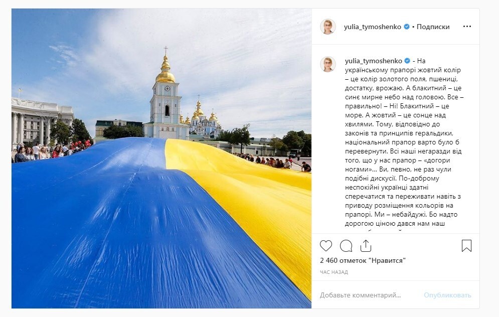 "Все наши проблемы из-за этого!" Тимошенко потребовала перевернуть флаг Украины dqxikeidqxidqrant