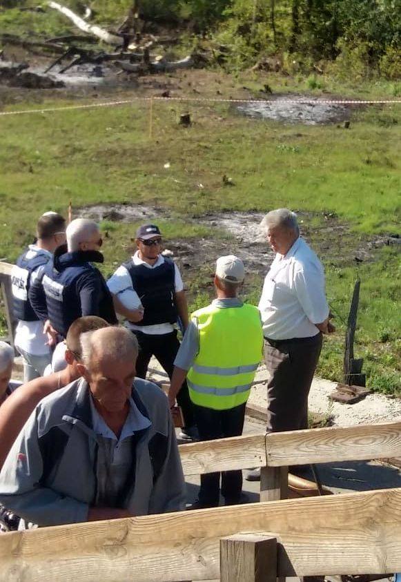 Загарбники й далі перешкоджають ремонтові мосту у Станиці Луганській. ФОТО