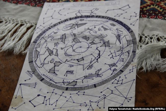 У Лефортово Андрій Оприско намалював карту зоряного неба