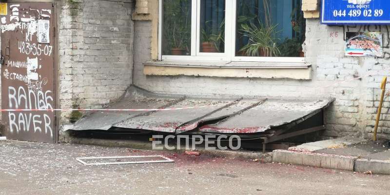 На Лукьяновке произошел взрыв