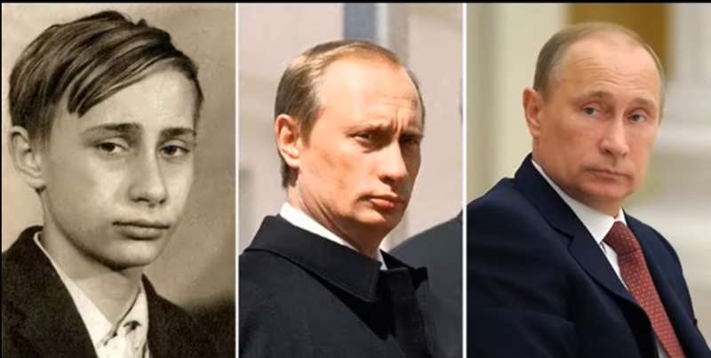 Путин в молодости и в наше время dqxikeidqxidqeant