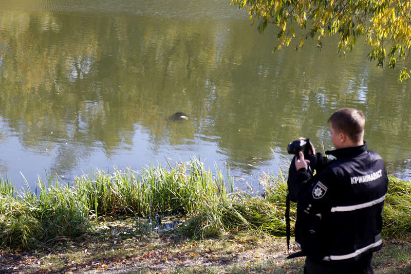 13 октября в Киеве на озере в парке «Победа» рыбаки заметили, что на поверхности воды находится что-то, похожее на тело человека dqxikeidqxidqeant