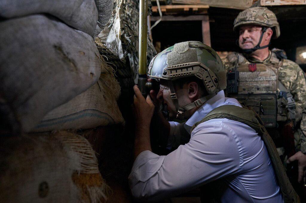 Зеленский на Донбассе