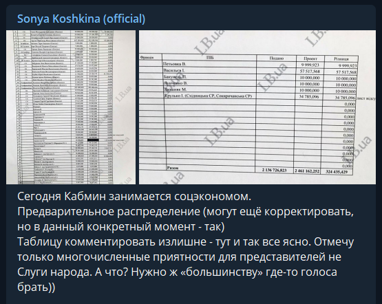 "Батькивщина" получила "многочисленные приятности" за работу на Зеленского