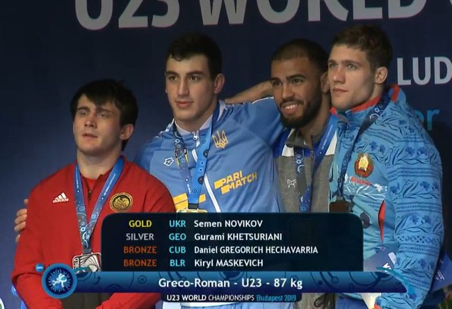 Украинец Новиков завоевал золото молодежного чемпионата мира по греко-римской борьбе 01 dqxikeidqxiqdzant