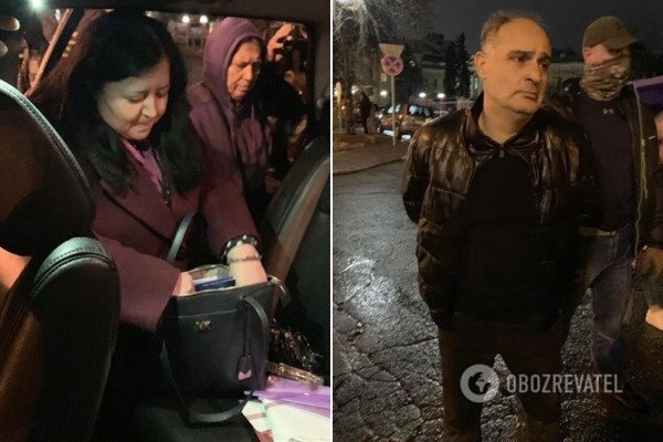 На фото подозреваемые Елена Паровая и Бачилава Гела Ович, которых задержали 7 ноября dqxikeidqxidqrant