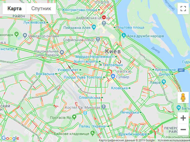 В Киеве выпал первый зимний снег dqxikeidqxidqeant