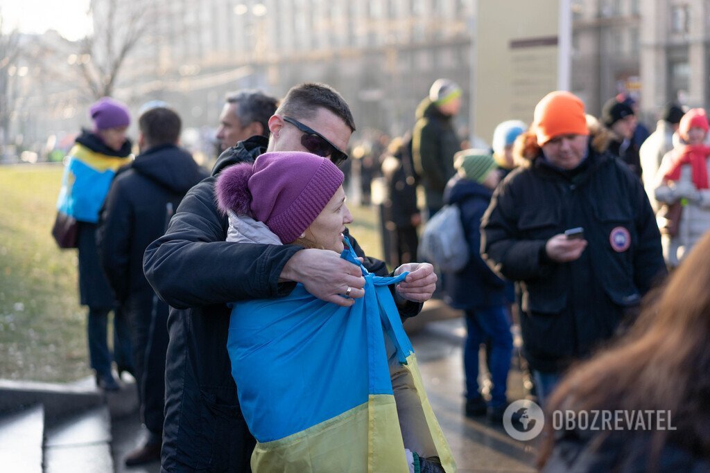 Как прошел Майдан против капитуляции в Киеве: фоторепортаж OBOZREVATEL
