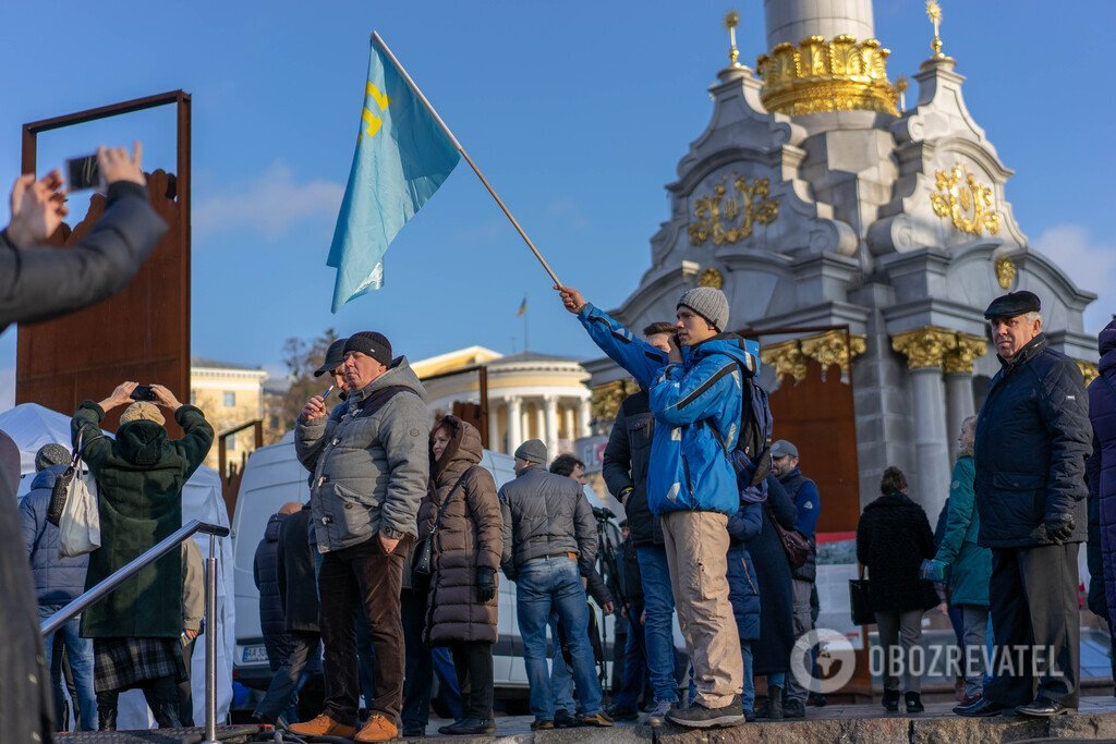 Как прошел Майдан против капитуляции в Киеве: фоторепортаж OBOZREVATEL