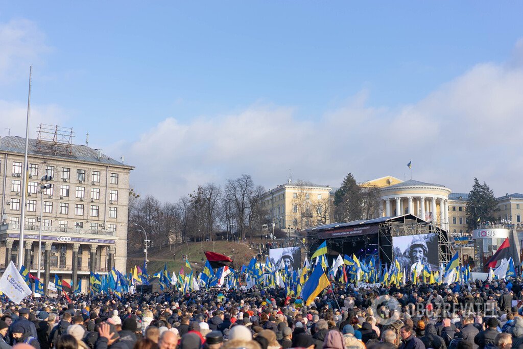 Как прошел Майдан против капитуляции в Киеве: фоторепортаж OBOZREVATEL