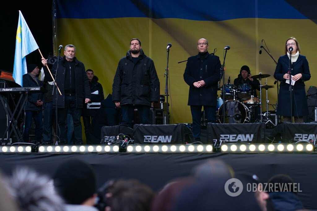 Как прошел Майдан против капитуляции в Киеве: фоторепортаж OBOZREVATEL