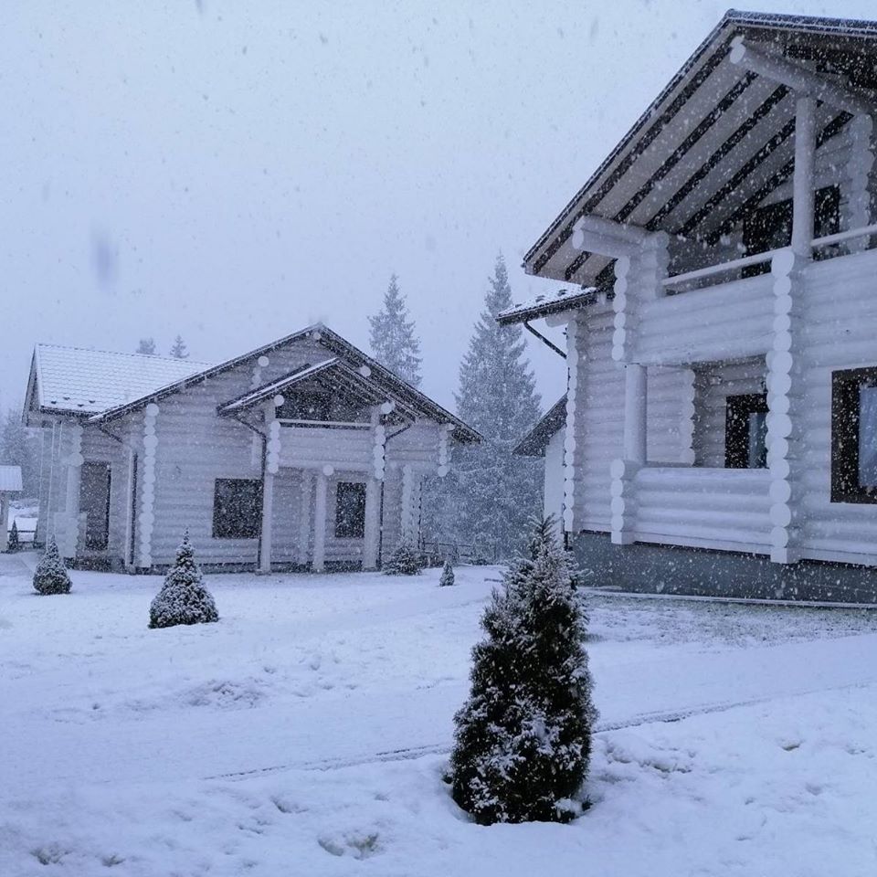 Западную Украину завалило снегом: города остались без света (фото)