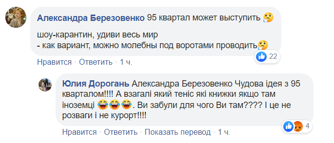 Журналист предложил развлечь эвакуированных в Новых Санжарах