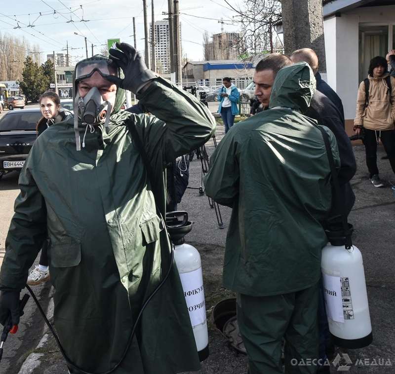 Как в Одессе готовятся к коронавирусу. Фото: Одесса-медиа