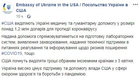 США дают Украине $1,2 млн для борьбы с COVID-19 01 США дают Украине $1,2 млн для борьбы с COVID-19 01 dqxikeidqxidqeant