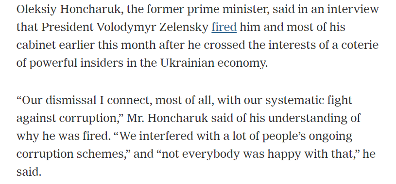 Зеленский оказался под давлением олигархов: Гончарук объяснил причину увольнения dqxikeidqxidqeant