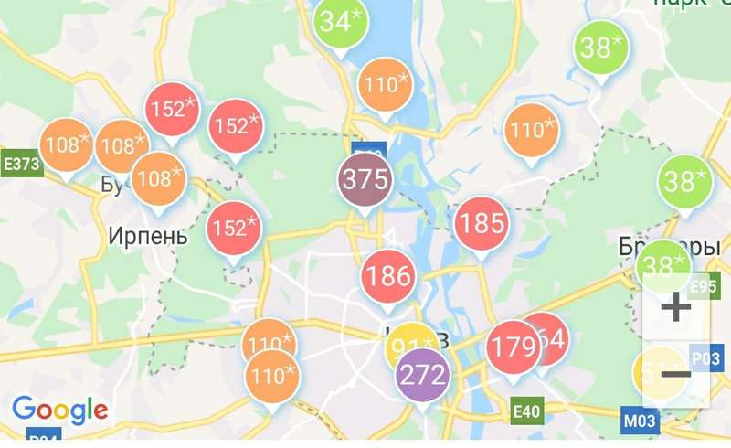 Скриншот: Air Visual