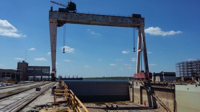 Арестованное имущество Николаевского судостроительного завода Океан режут на металлолом, - нардеп Скороход 05